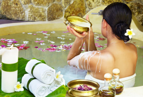 ayurveda herbal bath