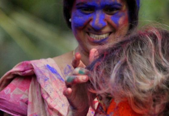 Holi Celebrating